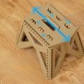 Portable Modern Outdoor Folding Step Stool Small Plastic for Apartment Storage Fishing Camping Home Use. 