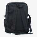 Black Polyester Korean Front Pocket Design Unisex Bagpack. 