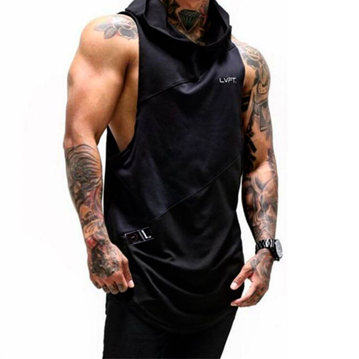 LVFT Hooded Muscle Tee Tank Top For Men Daraz .np