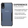 Transparent Back Cover Case with Black Border for Samsung Galaxy M20. 