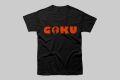 Goku Anime Graphic Black T-Shirt. 