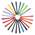 6/12/24/36 Colors High Quality Plastic Plastic Crayon Washable Erasable Painting Tools Do Not Dirty Hands Triangular Shaped Wax Pencil Stationery. 