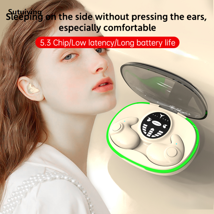 Sutuiying%20TWS%20Bluetooth%20Earphones%20Wireless%20Earphones%20with%20High%20Appearance%20and%20Fashion%20Long%20Battery%20Life%20to%20Help%20Sleep%20Wireless%20Bluetooth%20Earphones%20-%20Image%202