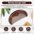 OUMERY Hair Care Comb Anti-Static Handmade Natural Wood Wooden Carved Sandalwood Combs Pocket Comb Massage Comb Hair Comb. 