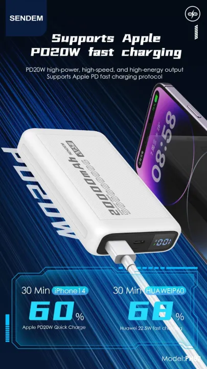 Sendem%20PH82%2022.5W%20Super%20Fast%20Charging%20PD20W%20LED%20Display%2020000mah%20Powerbank%20-%20Image%206