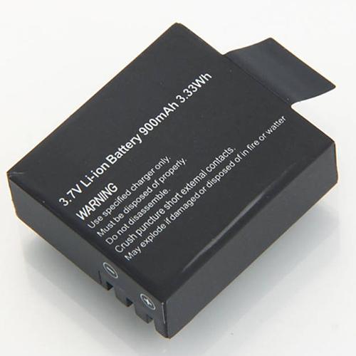 Action Camera Battery 900mh For Chinese 4k Gopro, Universal Battery