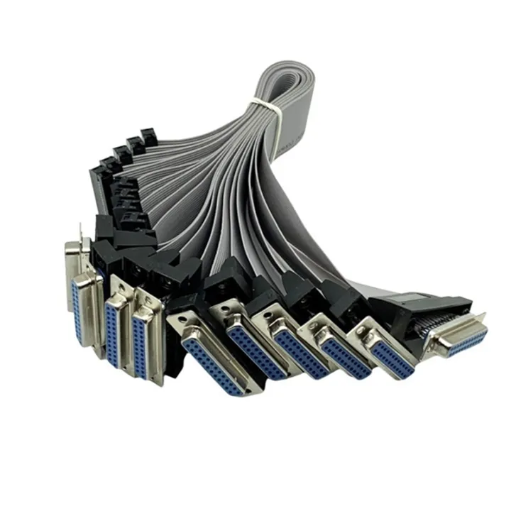 Wire%20Flat%20Ribbon%20Cable%20DB25%20Female%20to%20FC-26%20Female%20Connector%20for%20LCD%20Monitors,%20Connecting%20Circuit%20Boards,%20Computers.%20Easy%20Install%20-%20Image%207