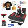 5 in 1 Combo Heat Press Machine (15x15 Inches Size) Multi-functional heat press with digital control for custom printing on T-shirts, mugs, hats, plates, and more, offering adjustable pressure and consistent, high-quality transfers. 