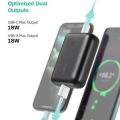 Aukey Basic Portable 10,000MAH Powerbank Portable Charger With PD & QC 3.0 | 22.5W. 