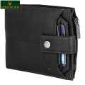 WILDHORN Nepal Top Grain 100% Genuine Leather Wallet for Men with RFID Blocking and Zip Wallet with 9 Card Slots and 2 ID Slots (WH 2084). 