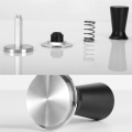 58Mm Tamper Coffee Tamper with Calibrated Spring Loaded Stainless Steel Tamper. 