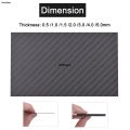 Difutagui 125mm X 75mm Real Carbon Fiber Plate Panel Sheets 0.5mm 1mm New style Luxury 1.5mm 2mm 3mm 4mm 5mm thickness Composite Hardness Material. 