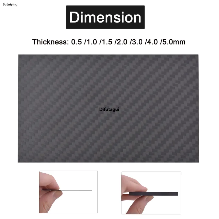 Difutagui%20125mm%20X%2075mm%20Real%20Carbon%20Fiber%20Plate%20Panel%20Sheets%200.5mm%201mm%20New%20style%20Luxury%201.5mm%202mm%203mm%204mm%205mm%20thickness%20Composite%20Hardness%20Material%20-%20Image%202