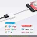 2 In1 Lighting To HDMI Adapter For iPad iPhone to TV/Projector/Monitor 1080P Screen Converter With Charging Port No Power Needed. 