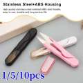 10/5/1pcs U Shape Embroidery Cross- Thread Cutter Yarn Tailor Scissors Fabric Sewing Accessories. 