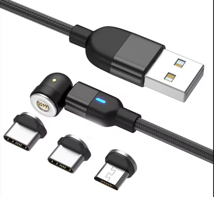 Data%20Cable%20%7C%20Rotating%20Magnetic%20Charging%20Cable%203%20in%201%20USB%20%7C%202%20Meter%20Magnetic%20Charger%20Cable%20%7C%203A%20Fast%20Charge%20-%20Image%204