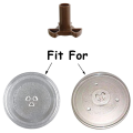 PDTYMWNG 8X Microwave Turntable Coupler,Microwave Oven Roller Guide Support, Microwave Oven Rotary Core Coupling. 