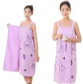 Wearable Quick Drying Folding Bathrobe Towel. 
