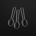 200pcs Mini Clear Plastic Spoons Disposable Flatware For Jelly Ice Cream Dessert CVFHHH. 