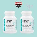 ANC set of 2 Food Supplements, ANC Multi Vitamins & Minerals, 100 Tabs. 