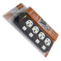 Heavy Duty Surge Protector 4 Port 16A 3000W(max) Individual Switch 3 Pin Socket Extension Multiplug  Extension Cord /Board. 