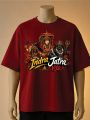 Indra Jatra Vibe – Traditional Nepal Festival T-Shirt-Cream, Maroon, White. 