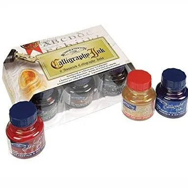 Winsor%20&%20Newton%20Calligraphy%206-Jar%20Ink%20Set,%2030Ml%20-%20Image%202