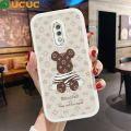 UCUC for Realme X / OPPO K3 Back Cover Creative Print Bear Soft PU Leather Phone Cases. 