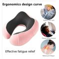 Travel Neck Pillow With Memory Foam. 