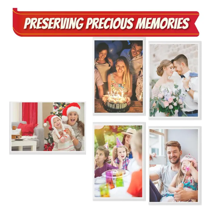 Picture%20Frames,%2012%20Pack%20Magnetic%20Photo%20Frame%20Fridge%206x4In,%20Magnetic%20Picture%20Frame%20for%20Kids,%20Family,%20Photo%20Magnets%20White%20Easy%20Install%20-%20Image%205