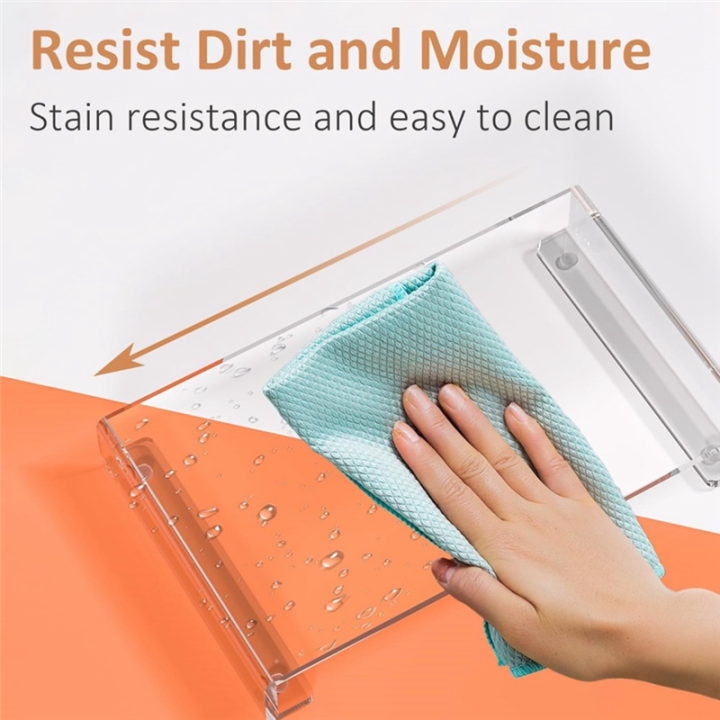 NAMUNY%20Acrylic%20Bathroom%20Counter%20Tray:%20Water-Resistant%20Kitchen%20and%20Bathroom%20Tray%20Countertop%20Decor%20Candle%20Tray%20Decor%201%20Pack%20-%20Image%203