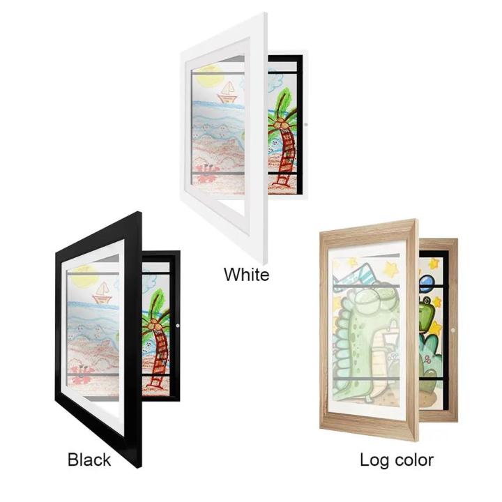 Kids Artwork Picture Frame Easy Change Wall Display Artwork Frame Front Opening A6 Frame for Kids Drawings Artworks Art Projects