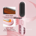Difutagui Hair Ions Brush Fast Heating Negative Straightener Curly Sales promotion Electric Comb Hair Fluffy Hot Brush Detangling Styling. 