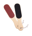 Double Sided Foot File Scrubber Dead Skin & Callus Remover Pedicure Tool with Wooden Handle. 