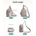 Versatile Multiple Pockets Fluffy Crossbody Bag Soft Portable Chest Bag Lightweight Commuting Bag For Travel Work Shopping Gym Store. 