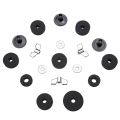 18 Pieces Cymbal Accessories Cymbal Felts Hi-Hat Clutch Felt. 