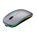 Dual Rechargeable Bluetooth and 2.4G Wireless Mouse 2 in 1 Mouse. 