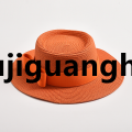 Xujiguanghui NEW Spring Summer Straw Hats for Women Round Bumpy Surface Flat Top Bowknot Dress Cap Travel Beach Sun Hat Gorra. 
