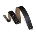 Levy's Leathers DM1-BLK 2.5" Genuine Leather Guitar Strap - Black. 