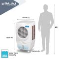 Bajaj 36L 100W Personal Air Cooler PMH 36 Torque, Antibacterial Technology. 