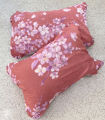 Velvet Comfort Set of 2 Cotton Pillow Cover Case 17x27 Inch for Luxurious Slumber. 