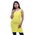 Cotton Round Neck Sleeveless Bodycon Dress With Inner Sando  For Women. 