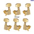 Difutagui 6pcs Sealed Guitar String Pegs Locking Tuners 3L3R Tuning Pegs SPortable New style tring Tuner Acoustic Guitar Tuner Machine Head Knob 3Left 3Right. 