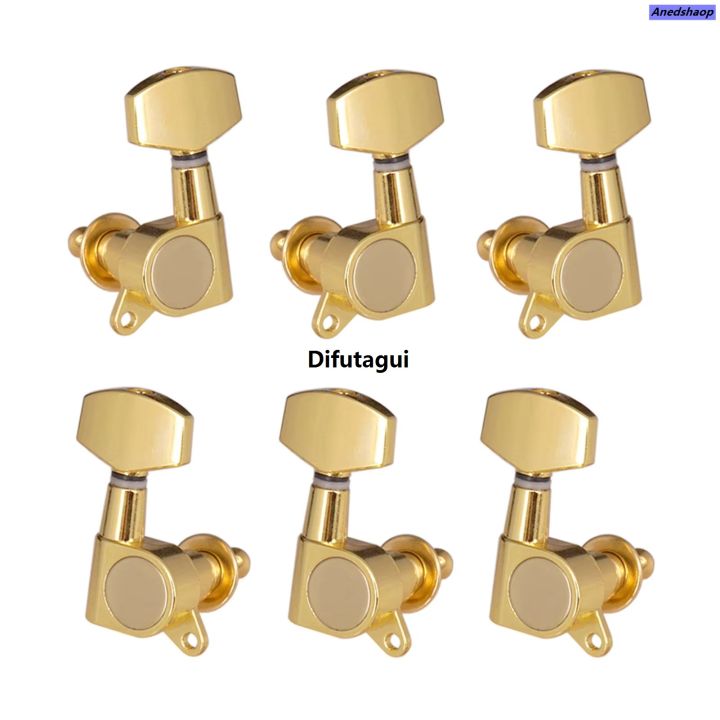 Difutagui%206pcs%20Sealed%20Guitar%20String%20Pegs%20Locking%20Tuners%203L3R%20Tuning%20Pegs%20SPortable%20New%20style%20tring%20Tuner%20Acoustic%20Guitar%20Tuner%20Machine%20Head%20Knob%203Left%203Right%20-%20Image%208