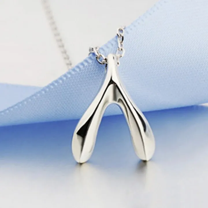 Poputton%20Fashion%20Kpop%20Wishbone%20Pendant%20Necklace%20Women%20Dogeared%20Wish%20Silver%20Plated%20Chain%20Necklace%20Collier%20Femme%202023%20Jewelry%20-%20Image%203