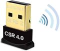 Ultra-Mini Bluetooth Csr 4.0 Usb Dongle Adapter - Black + Golden. 