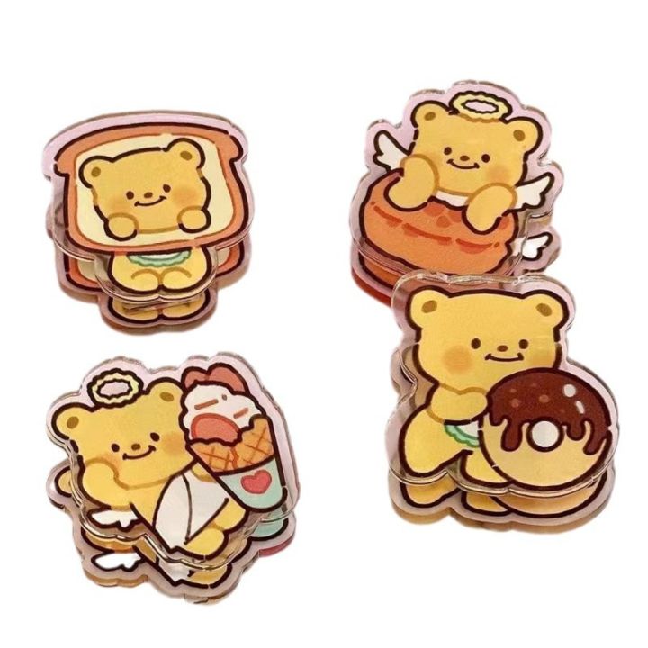Cute%20Butter%20Bear%20PP%20Clip%20Dessert%20series%20Colorful%20Paper%20Clamp%20Double%20Sided%20Cartoon%20Acrylic%20Binder%20Clip%20Students%20-%20Image%207