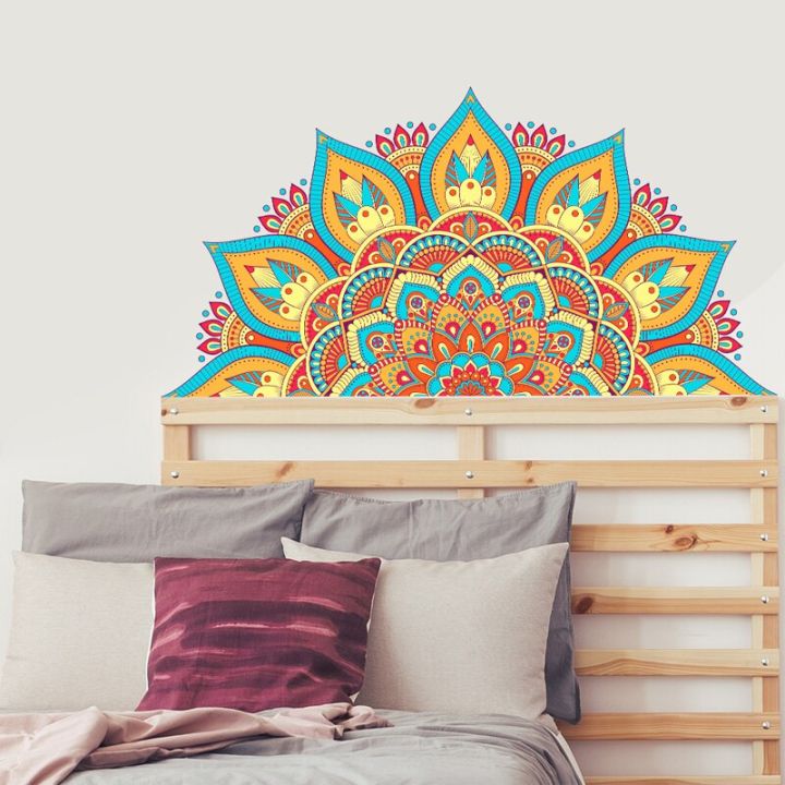 Colourful%20Mandala%20Lotus%20Wall%20Stickers,%20Home%20Room%20Decoration,%20Meditation,%20Stickers%20Wall%20Stickers,%20Yoga%20Studio%20Poster%20-%20Image%202