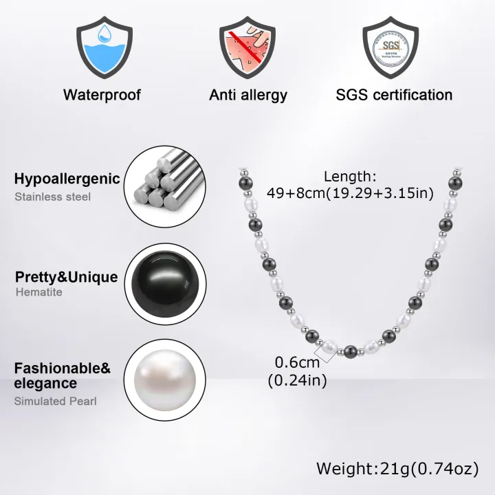 Pearl%20Bead%20Necklace%20for%20Men%20Boys,Natural%20Hematite%20Beaded%20Collars,Hip%20Hop%20Simple%20Jewelry%20Gifts%20-%20Image%204