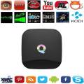 Q-Box 2GB/16GB Android 5.1 Mini PC TV Box with Amlogic S905 Quad Core Speed Dual Band 2.4G/5G Wifi Streaming Media Player. 